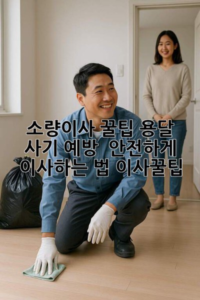 소량이사 꿀팁🍯 용달 사기 예방 & 안전하게 이사하는 법! #이사꿀팁