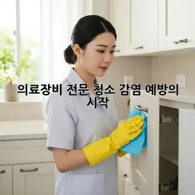 의료장비 전문 청소: 감염 예방의 시작