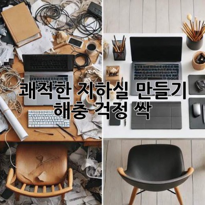 🏠쾌적한 지하실 만들기🧹: 해충 걱정 싹!