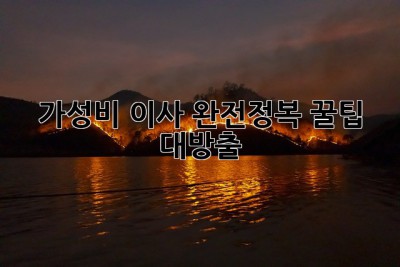 📦 가성비 이사 완전정복! 꿀팁 대방출 🍯