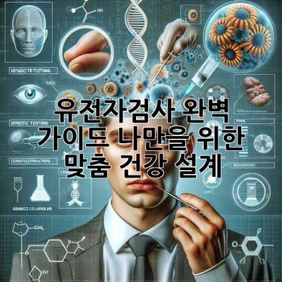 유전자검사🧬 완벽 가이드: 나만을 위한 맞춤 건강 설계! 🔍