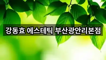부산광역시 남천동 에스테틱 시공 사례 5건