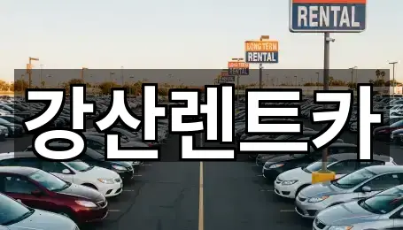 경기 안성시 보개면 렌트카 5곳 위치 모음