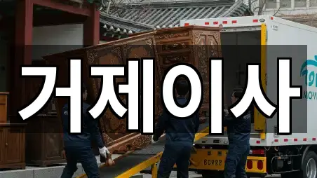 경남 거제시 고현동 포장이사 5곳 간단 정리