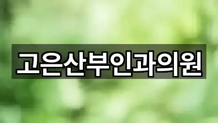 고은산부인과의원