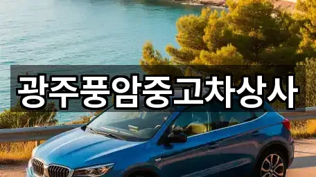 광주광역시 광산구 양산동 중고차 3곳 지도 이동