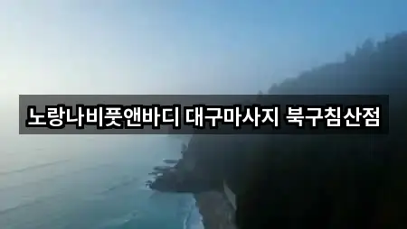 퀵 가이드 대구광역시 중구 도원동 마사지 5곳