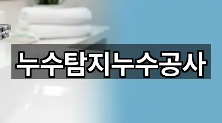 누수탐지누수공사