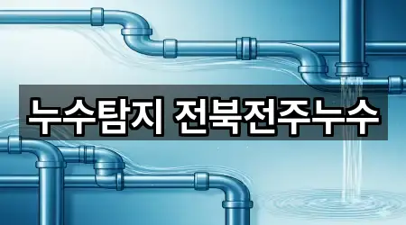 누수탐지 전북전주누수