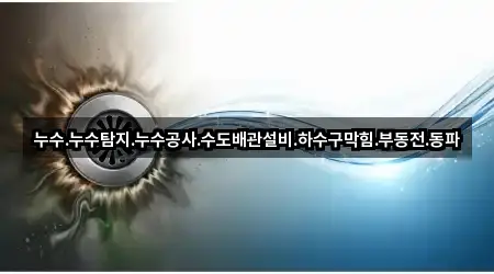 누수.누수탐지.누수공사.수도배관설비.하수구막힘.부동전.동파