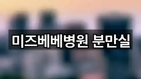 미즈베베병원 분만실