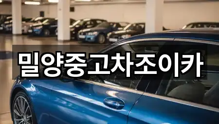 밀양중고차조이카