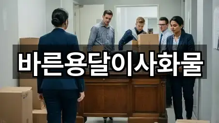 바른용달이사화물