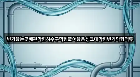 변기뚫는곳배관막힘하수구막힘뚫어뚫음싱크대막힘변기막힘역류