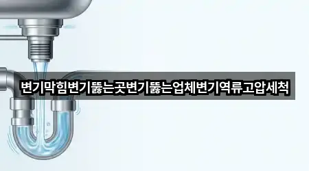 변기막힘변기뚫는곳변기뚫는업체변기역류고압세척