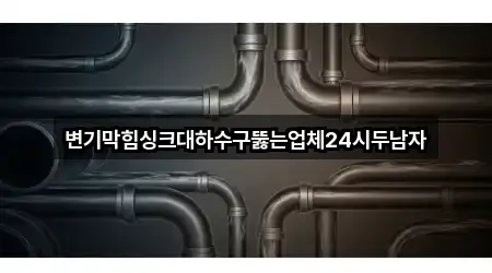 변기막힘싱크대하수구뚫는업체24시두남자