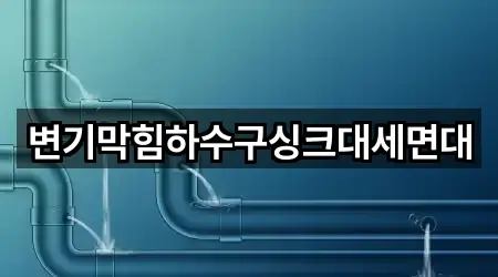 변기막힘하수구싱크대세면대