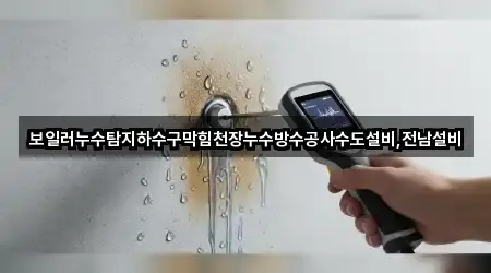 보일러누수탐지하수구막힘천장누수방수공사수도설비,전남설비
