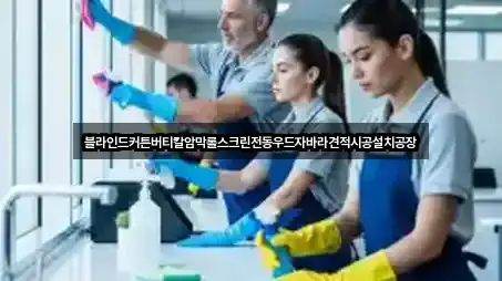 블라인드커튼버티칼암막롤스크린전동우드자바라견적시공설치공장