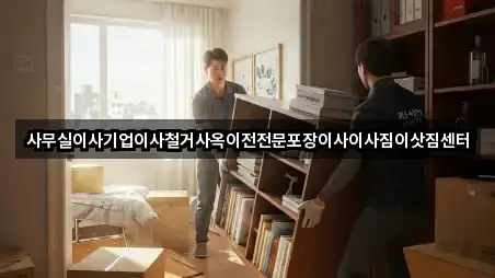 사무실이사 필수 정보 3곳