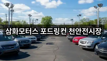 삼화모터스 포드링컨 천안전시장