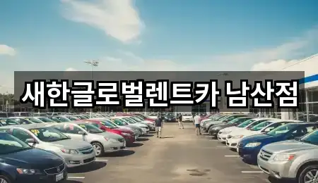 새한글로벌렌트카 남산점