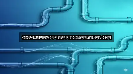 서울 성북구 동소문동5가 누수탐지 견적문의 4곳