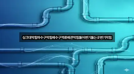 싱크대막힘하수구막힘배수구역류배관막힘뚫어변기뚫는곳변기막힘