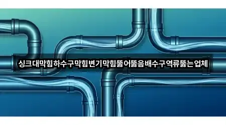 싱크대막힘하수구막힘변기막힘뚫어뚫음배수구역류뚫는업체