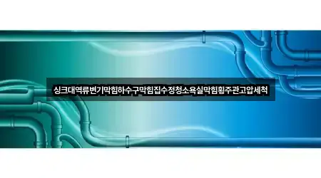 경기도 의정부시 고산동 욕실막힘 3곳 간단 정리