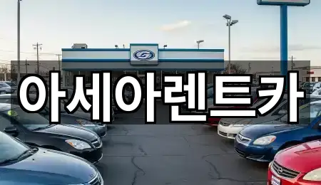 경북 화산동 렌트카 위치 체크 5곳
