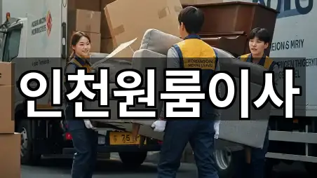 인천광역시 미추홀구 주안동 원룸이사 5곳 주소 체크