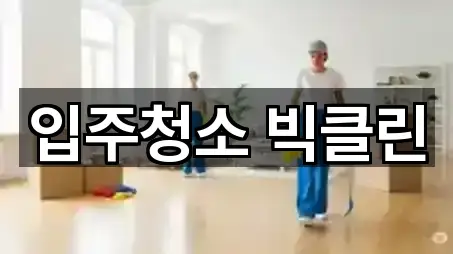 입주청소 빅클린