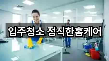 입주청소 정직한홈케어