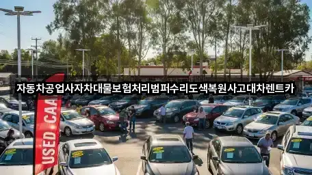 자동차공업사자차대물보험처리범퍼수리도색복원사고대차렌트카