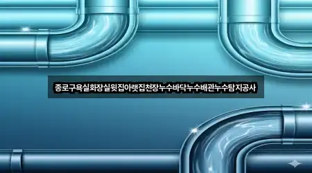 종로구욕실화장실윗집아랫집천장누수바닥누수배관누수탐지공사