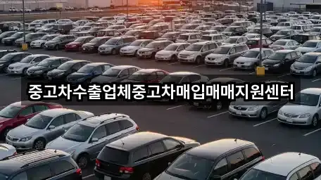 중고차수출업체중고차매입매매지원센터