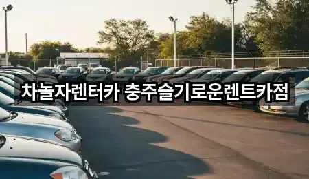 주변 충북 충주 지현동 렌트카 4곳 위치