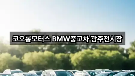 코오롱모터스 BMW중고차 광주전시장