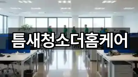 틈새청소더홈케어