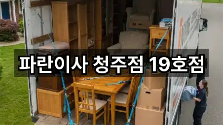 충청북도 청주시 서원구 개신동 포장이사 5곳 리스트