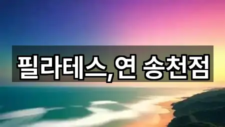 필라테스,연 송천점