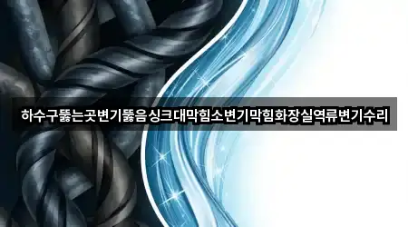 하수구뚫는곳변기뚫음싱크대막힘소변기막힘화장실역류변기수리