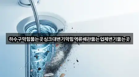 하수구막힘뚫는곳싱크대변기막힘역류배관뚫는업체변기뚫는곳