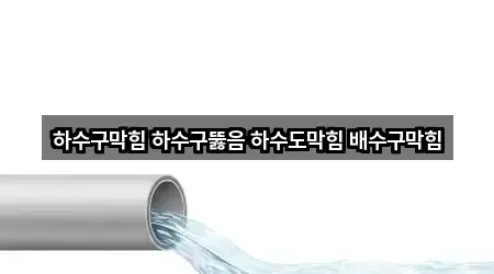 서울 영등포구 대림동 하수구 뚫음 위치 체크 5곳
