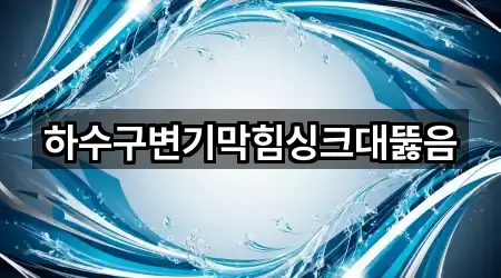 하수구변기막힘싱크대뚫음
