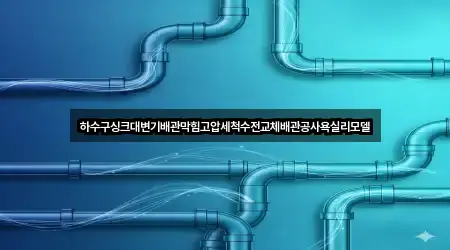 하수구싱크대변기배관막힘고압세척수전교체배관공사욕실리모델