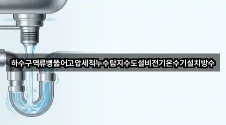하수구역류뻥뚫어고압세척누수탐지수도설비전기온수기설치방수