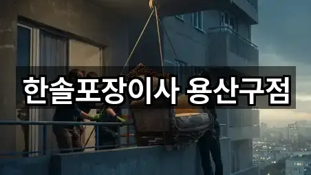 한솔포장이사 용산구점