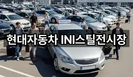 현대자동차 INI스틸전시장